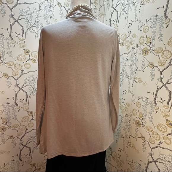 Eddie Bauer Casual Cardigan Sweater Women's Size M Gray Open Front Long Sleeve - Picture 4 of 8